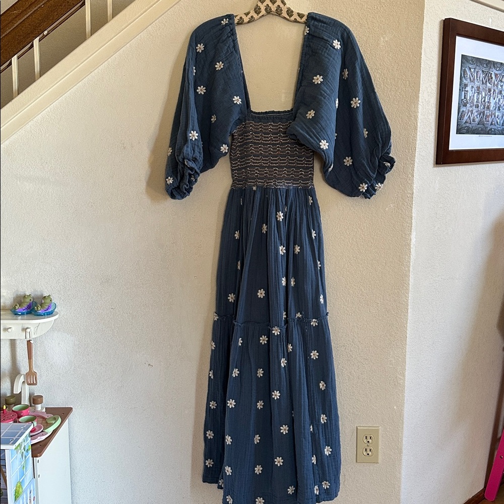 Free People | Dahlia Embroidered Maxi Dress | XS - Picture 6 of 16